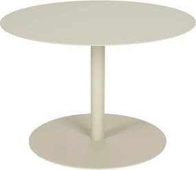 Кремава стоманена кръгла масичка за кафе ø 60 cm Snow – Zuiver