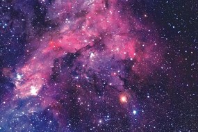 Самозалепващ фототапет – Лилаво небе