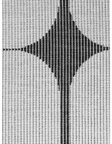 Черно-бял кръгъл килим за открито и закрито ø 160 cm Duet Bowen – NORTHRUGS