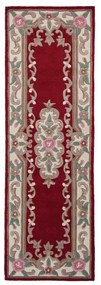 Червен вълнен килим , 67 x 210 cm Aubusson - Flair Rugs