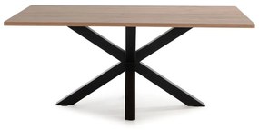 Трапезна маса с дъбов плот 100x180 cm Comba - Marckeric