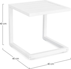 Алуминиева градинска масичка 40x40 cm Hilde – Bizzotto