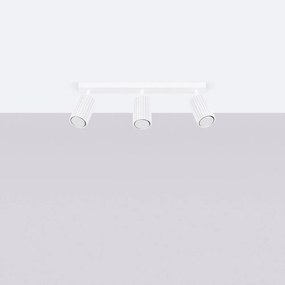 Бял прожектор 6,5x45 cm Gleam – Sollux