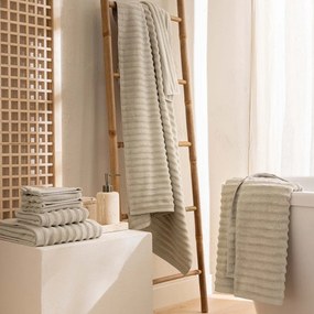 Бежова памучна кърпа от тери 50x90 cm Maya – douceur d'intérieur