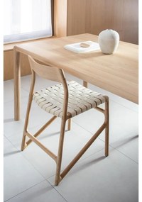 Трапезна маса от масивен дъб 90x200 cm Derven – Gazzda