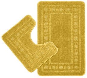 Жълти килими за баня в комплект от 2 бр. WC 50x80 cm Armoni – Catherine Lansfield