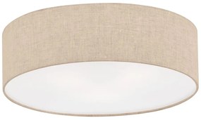 Бежово осветително тяло за таван с текстилен абажур ø 40 cm Thor – Fischer &amp; Honsel