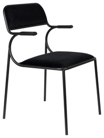 Черни трапезни столове в комплект от 2 броя Alba - Zuiver