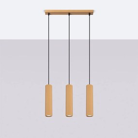 Висящо осветително тяло в златист цвят Gleam – Sollux