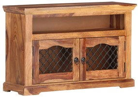 286393 vidaXL ТВ шкаф, 90x30x60 cм, акациево дърво масив