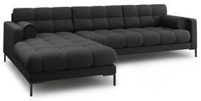 Тъмносив ъглов диван (ляв ъгъл) Bali – Cosmopolitan Design