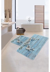 Сини изтривалки за баня в комплект от 2 броя 60x100 cm - Mila Home