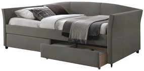 Тапицирано легло TRANG, 90x200, сиво