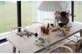 Матова лакирана дъбова маса за хранене , 220 x 95 cm Brooklyn - Rowico