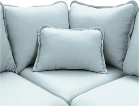 Светлосин ъглов диван (десен ъгъл) Beata - Ropez