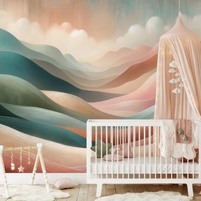 Тапет – Мечта за цветни планини