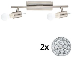 Eglo - LED точково осветително тяло MY CHOICE 2xE14/4W/230V хром