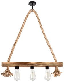 Висящо осветително тяло в естествен цвят Erebos – Opviq lights