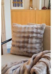 Кафяво-сиво одеяло от микроплюш 150x200 cm Wave – Tiseco Home Studio