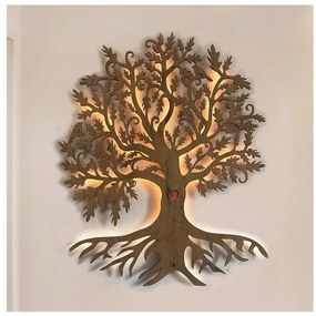 Li-Go 5742/DUB2 - LED стенна декорация LED/10W/230V 90x110 cm дъб