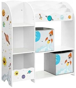 Детски рафт за играчки и книги 100 x 93 x 30 cm