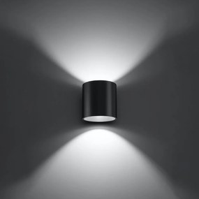 Тъмносива стенна лампа ø 10 cm Roda – Nice Lamps