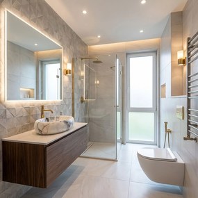 Умивалник за плот Rea Linda Granit Mat