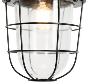 Комплект от 2 индустриални висящи лампи черни - Cabin