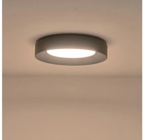 LED Плафониера LED/40W/230V 3000K черен Ø 50 см