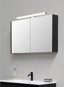 LED лампа за стена в блестящо сребристо (дължина 40 см) Lino - Trio