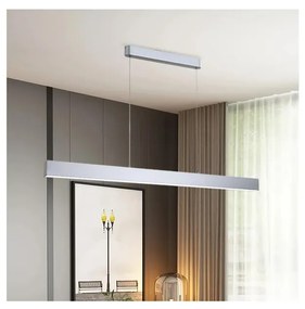 Brilagi - Димируема LED полилей SLEEKLINE SMART LED/40W/230V Wi-Fi Tuya сребрист + дистанционно управление