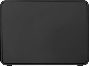 Кутия за хляб Brabantia Fall Front 107852, 18 л, 46.5х25 см, Стенен монтаж, Без пръстови отпечатъци, Инокс/Мат