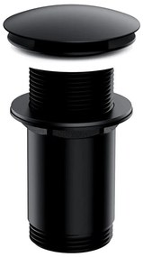 OMNIRES A716BL - Сифон за мивка CLICK-CLACK Ø 6,6 см полуматов черен