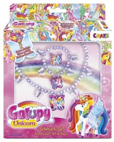 Комплект детски бижута, Craze, Galupy Unicorn, 3 части