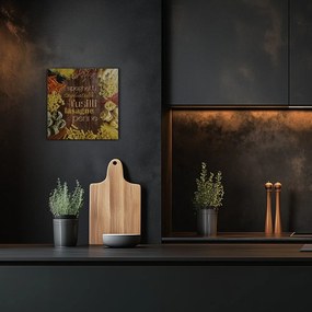 Картина върху стъкло 30x30 cm Pasta – Styler