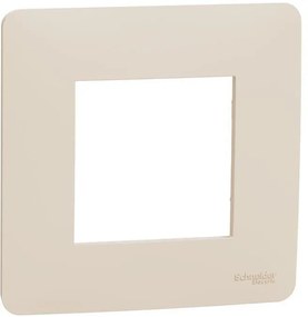 SE Лицева рамка 1х цвят Крем Unica Studio - NU200244