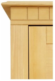 Витрина от масивен бор в естествен цвят 180x35 cm Lisa – Støraa