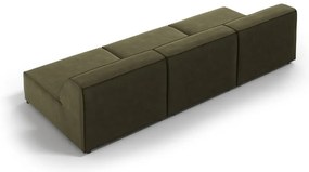 Зелен кадифен диван 240 cm Jodie – Micadoni Home