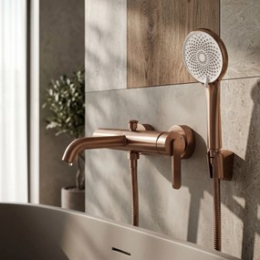 Смесител за вана Rea Ontario Side Brush Copper