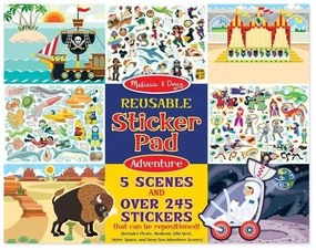 Melissa & Doug - Стикери за многократна употреба - Приключения