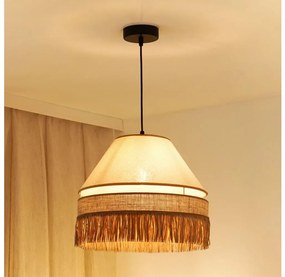 Brilagi - Полилей WINNETOU AVIGNION 1xE27/15W/230V, Ø35 см, кафяв/крем