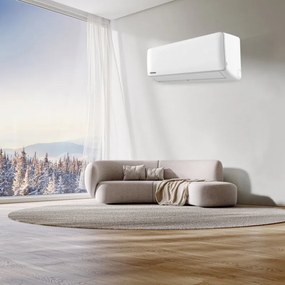 Разопакован: Инверторен климатик Crown CIT-18FO62AS, 18000 BTU, А++, Карбонов и сребърен филтър, Самопочистване, Саморазмразяване, Бял