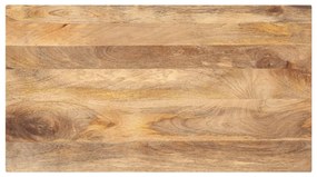371544 vidaXL Плот за маса, 120x70x3,8 см, правоъгълен, манго масив