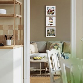 Картини в комплект 3 бр. 30x30 cm Sweet Home – Styler