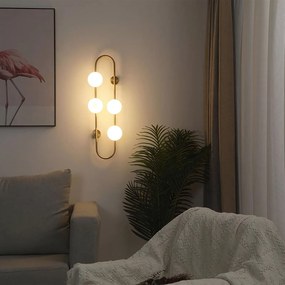 Лампа APP1144-4W złota