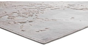 Сив и бежов килим от вискоза Margot Marble, 60 x 110 cm - Universal