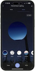 Интелигентна стенна лампа черна 24 см с 2 Wifi G9 - Otan