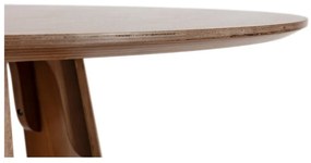 Кръгла трапезна маса от декор от дъб ø 120 cm Zuri – MOME