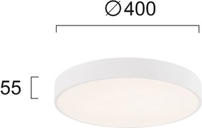 таванна светлина Viokef Madison-Диаметър: 40 См.-бял