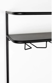 Черна ратанова стойка за вино 18x100 cm Guuji - White Label